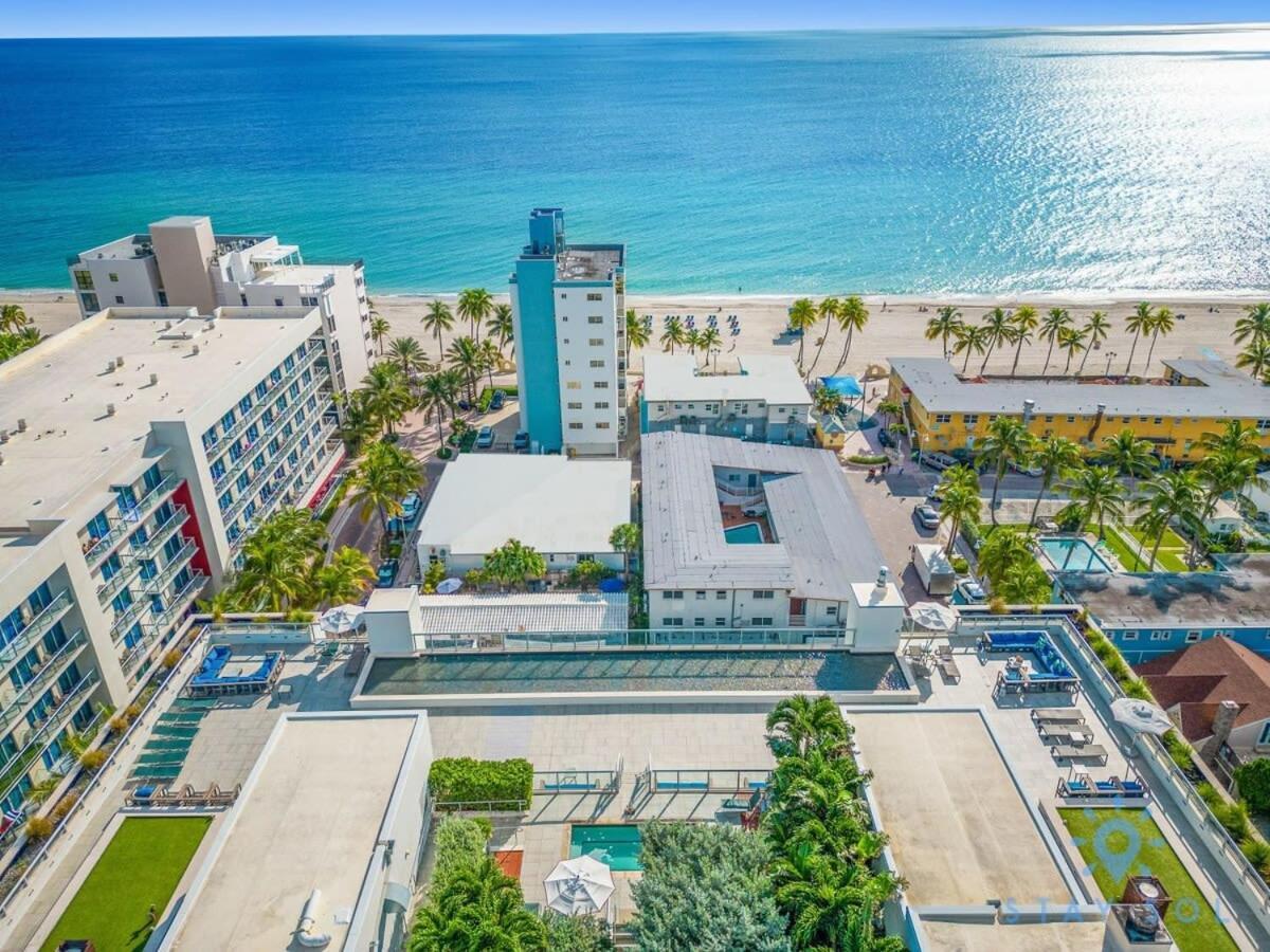 Best Stay - Rooftop Pool - Hollywood Beach Board - Walk Exterior foto